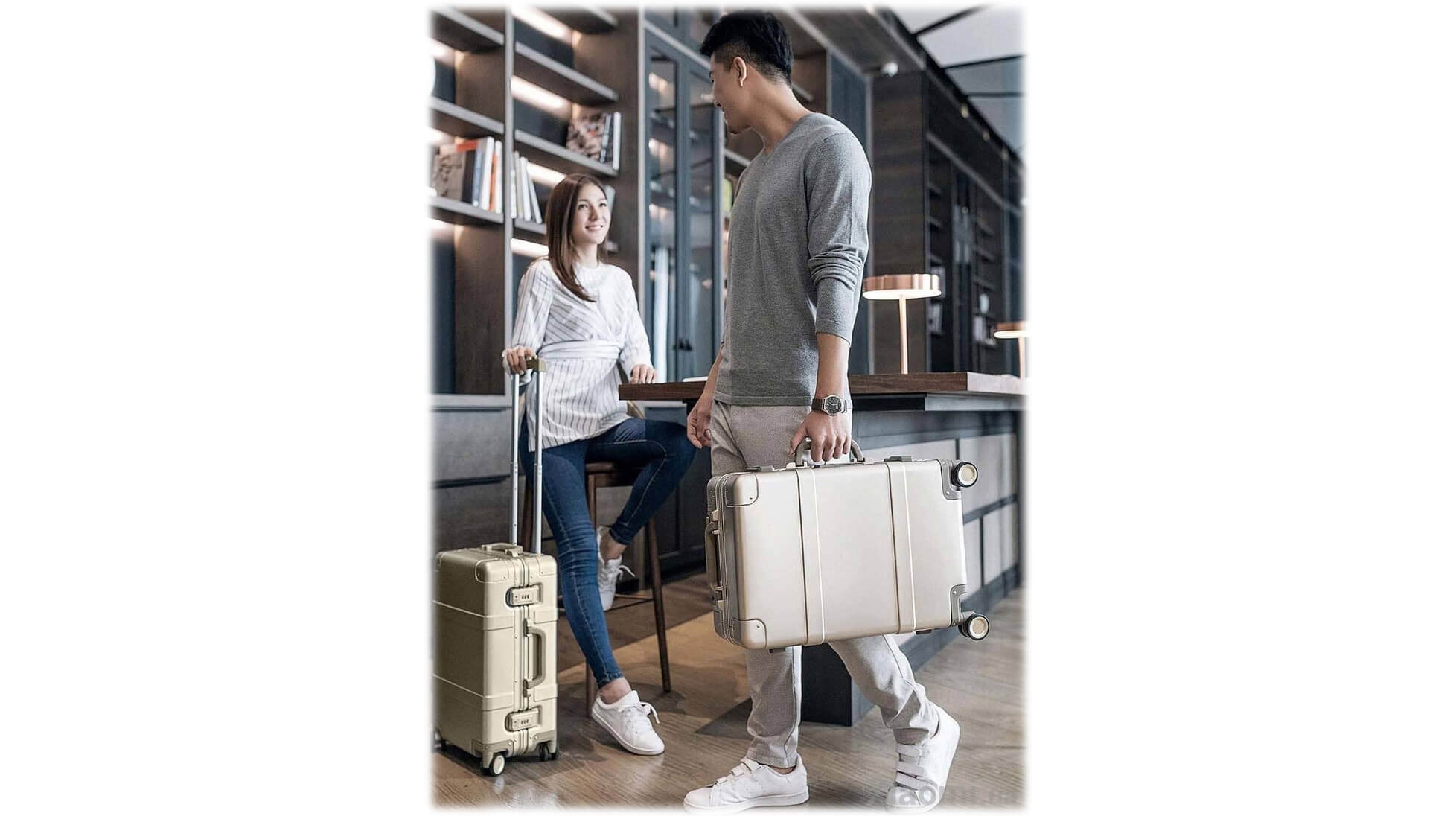 ᐈ Чемодан Metal Luggage, 20", Silver купить в интернет